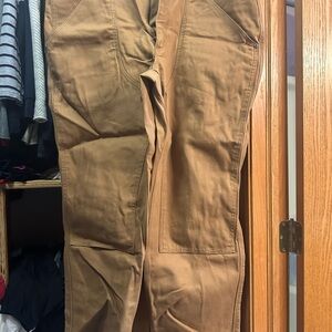 Duluth Trading Co Brown Cargo Pants Relaxed Fit